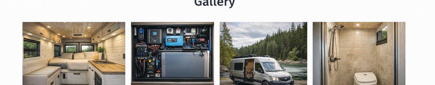 Camper van interior sample